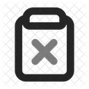 Clipboard cross  Icon