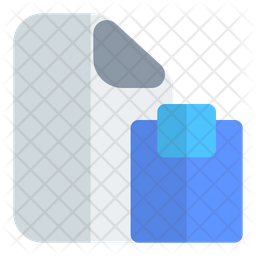 Clipboard file Icon - Download in Flat Style