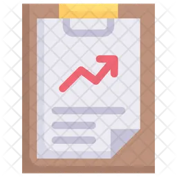 Clipboard Growth  Icon