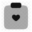 Clipboard Heart Icon