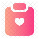 Clipboard Heart Icon