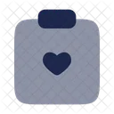 Clipboard Heart Icon