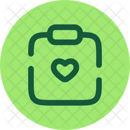 Clipboard Heart  Icon