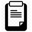 Clipboard Document List Icon