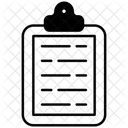 Clipboard Document List Icon