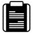 Clipboard Document List Icon