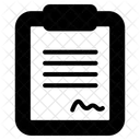 Clipboard Document List Icon