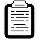 Clipboard Document List Icon