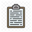 Clipboard Document List Icon