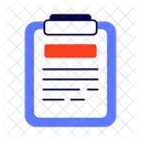 Clipboard Document List Icon