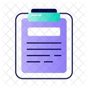 Clipboard Document List Icon