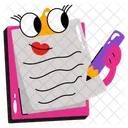 Clipboard Document List Icon