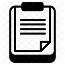 Clipboard Document List Icon