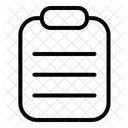 Clipboard Document List Icon