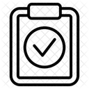 Clipboard Document List Icon
