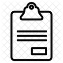 Clipboard Document List Icon
