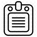 Clipboard Document List Icon