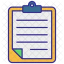 Clipboard Document List Icon