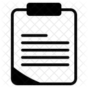 Clipboard Document List Icon