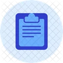 Clipboard Document List Icon