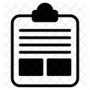 Clipboard Document List Icon