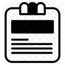 Clipboard Document List Icon