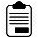 Clipboard Document List Icon