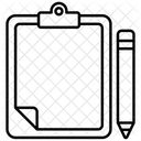 Clipboard Document List Icon