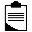 Clipboard Document List Icon