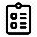 Clipboard Inventory Check List Icon