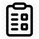 Clipboard List Check Icon