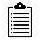 Clipboard List Criteria Icon