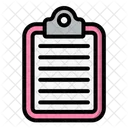 Clipboard List Task Icon