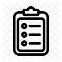 Clipboard List Task Icon