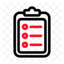 Clipboard List Task Icon