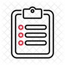 Clipboard List Task Icon