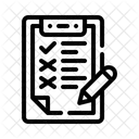 Clipboard Survey Checklist Icon