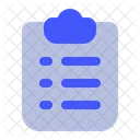 Clipboard Writing Stationery Icon