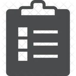 Clipboard List  Icon