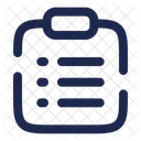 Clipboard List Icon
