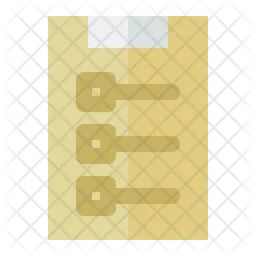 Clipboard List  Icon