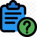 Clipboard Question Question Help Icon