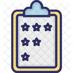 Clipboard Rating  Icon
