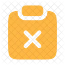 Clipboard Remove Business Document Icon