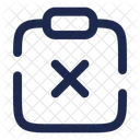 Clipboard Remove Icon