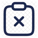Clipboard Remove Icon