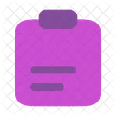 Clipboard Text Icon
