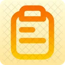 Clipboard Text Document Text Icon