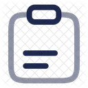 Clipboard Text Document Text Icon