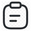 Clipboard Text Document Text Icon